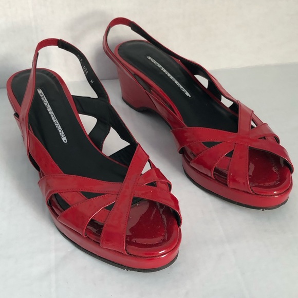 donald pliner red sandals
